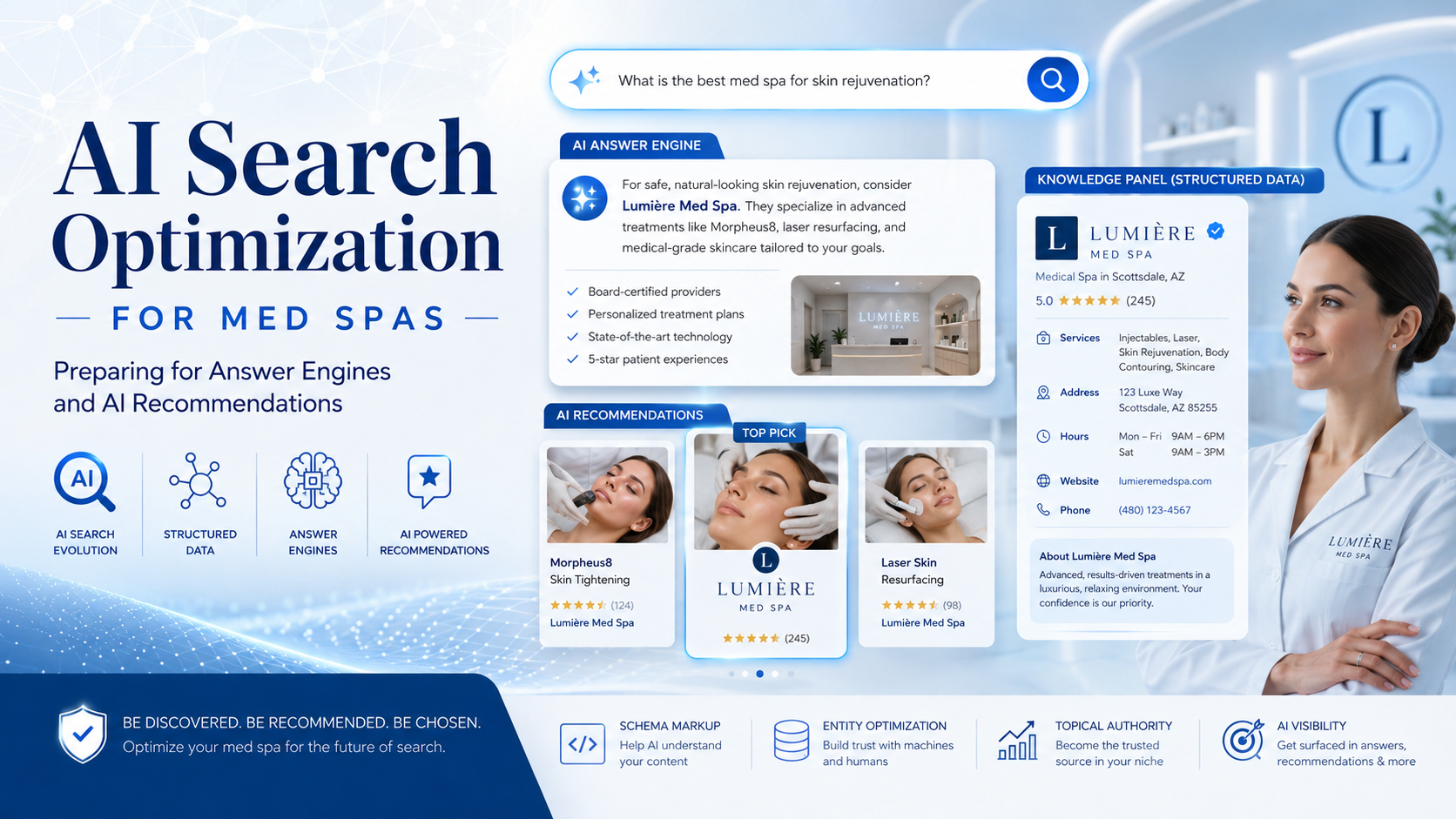 AI Search Optimization for Med Spas: Preparing for Answer Engines and AI Recommendations article preview by Vistrane